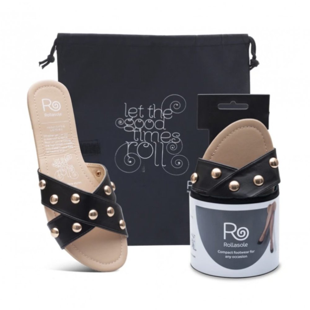 Rollasole Sandal Black NEW